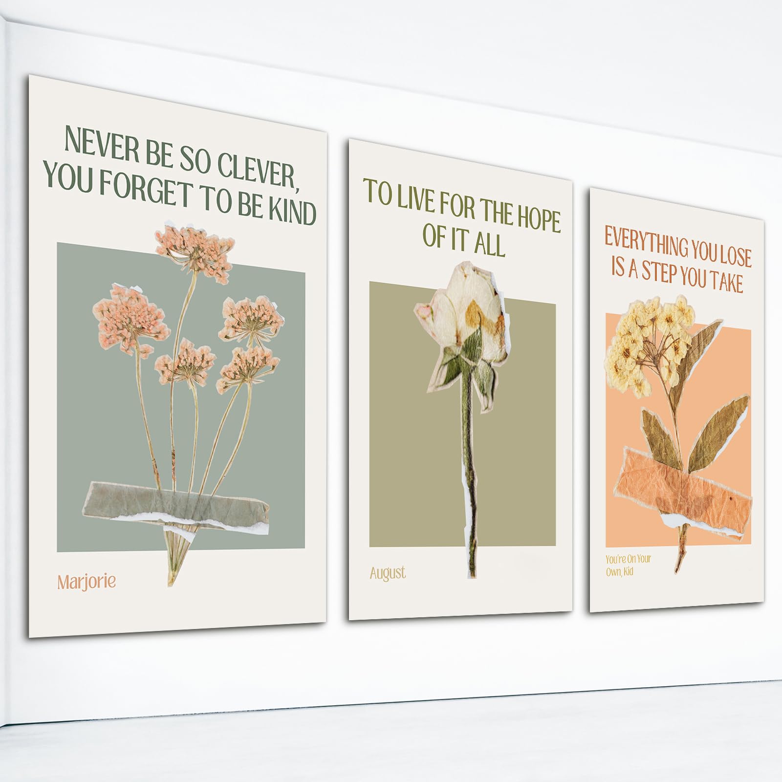 Amazon.com: Prinajssiad 3 Piece August Poster, 12x16in Music Song